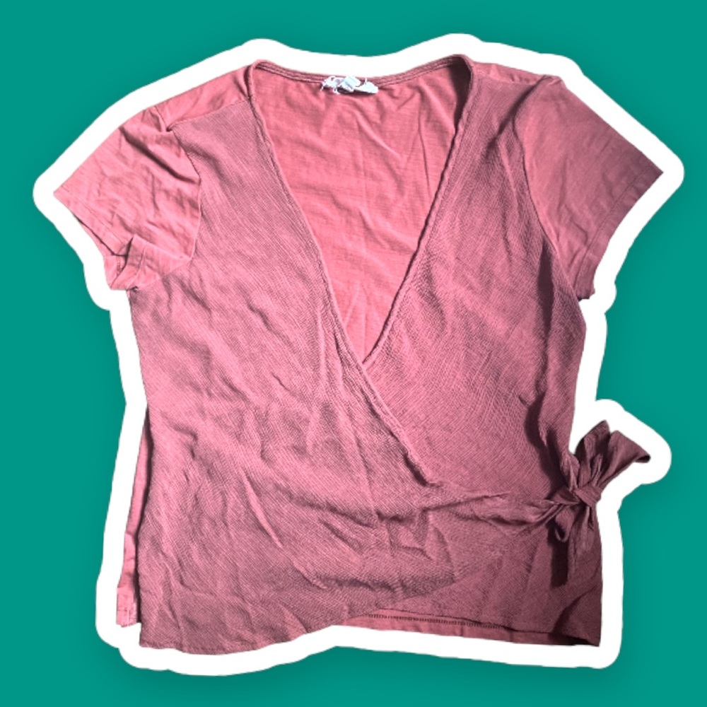 Perouges Wrap Top by Anthropologie - Picture 3 of 4